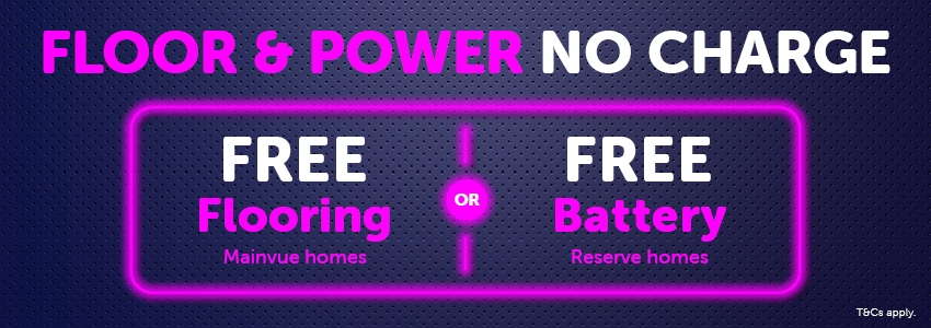 Free flooring or battery promotion