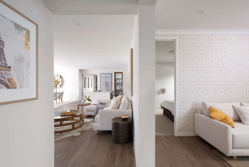 Henley Carmelle Series Home Interiors - Living Room