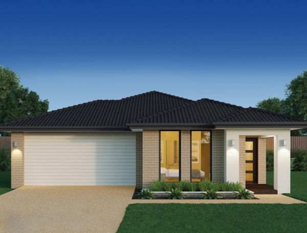 new home design scarlett 18 with claire facade