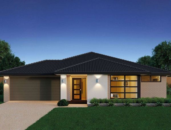 house design riviera 30 with melrose facade
